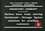 Image of barbers Frankfurt Germany, 1931, second 6 stock footage video 65675035129