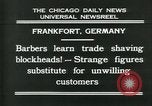 Image of barbers Frankfurt Germany, 1931, second 10 stock footage video 65675035129