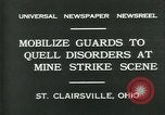 Image Miner's grève Saint Clairsville Ohio USA, 1931, de la seconde 7 séquences d'archives historiques vidéo 65675035131