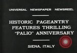 Image peuple italien Sienne Italie, 1931, de la seconde 3 séquences d'archives historiques vidéo 65675035132