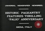 Image peuple italien Sienne Italie, 1931, de la seconde 5 séquences d'archives historiques vidéo 65675035132