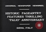 Image peuple italien Sienne Italie, 1931, de la seconde 7 séquences d'archives historiques vidéo 65675035132