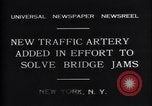 Standbild neue Upper Deck Fahrbahn New York United States USA, 1931, aus Sekunde 7 historischem Filmmaterial Videoclip 65675035135