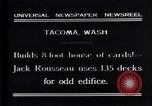 Standbild Rousseau Tacoma Washington USA, 1931, aus Sekunde 5 historischem Filmmaterial Videoclip 65675035137