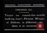 Image of Texan man Chicago Illinois USA, 1931, second 3 stock footage video 65675035138