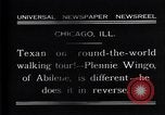 Image of Texan man Chicago Illinois USA, 1931, second 8 stock footage video 65675035138