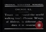 Image of Texan man Chicago Illinois USA, 1931, second 9 stock footage video 65675035138