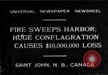 Standbild Feuer Saint John New Brunswick, 1931, aus Sekunde 3 historischem Filmmaterial Videoclip 65675035141