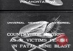 Standbild Grube Arbeiter getötet Boissevain Virginia USA, 1932, aus Sekunde 1 historischem Filmmaterial Videoclip 65675035144