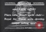 Standbild Kraftfahrzeuge mit Segel Abu-Sueir Ägypten, 1932, aus Sekunde 6 historischem Filmmaterial Videoclip 65675035146