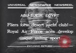 Standbild Kraftfahrzeuge mit Segel Abu-Sueir Ägypten, 1932, aus Sekunde 8 historischem Filmmaterial Videoclip 65675035146