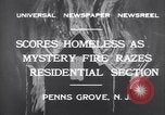 Immagine di Relitto a causa di incendio Penns Grove New Jersey USA, 1932, secondo 4 filmato di repertorio 65675035147