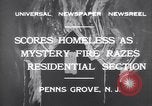 Immagine di Relitto a causa di incendio Penns Grove New Jersey USA, 1932, secondo 6 filmato di repertorio 65675035147