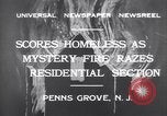 Immagine di Relitto a causa di incendio Penns Grove New Jersey USA, 1932, secondo 9 filmato di repertorio 65675035147