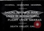 Standbild Flugzeuge Death Valley California USA, 1932, aus Sekunde 1 historischem Filmmaterial Videoclip 65675035150