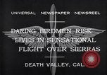 Standbild Flugzeuge Death Valley California USA, 1932, aus Sekunde 10 historischem Filmmaterial Videoclip 65675035150
