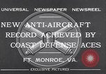 Standbild Armee O-1B Flugzeuge schleppen Ziele Fort Monroe Virginia USA, 1932, aus Sekunde 3 historischem Filmmaterial Videoclip 65675035153