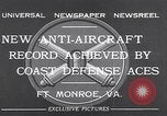Standbild Armee O-1B Flugzeuge schleppen Ziele Fort Monroe Virginia USA, 1932, aus Sekunde 4 historischem Filmmaterial Videoclip 65675035153