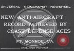 Standbild Armee O-1B Flugzeuge schleppen Ziele Fort Monroe Virginia USA, 1932, aus Sekunde 9 historischem Filmmaterial Videoclip 65675035153