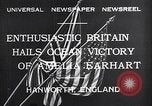 Standbild Amelia Earhart Hanworth England, 1932, aus Sekunde 3 historischem Filmmaterial Videoclip 65675035154