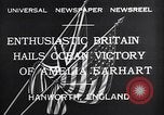 Standbild Amelia Earhart Hanworth England, 1932, aus Sekunde 6 historischem Filmmaterial Videoclip 65675035154