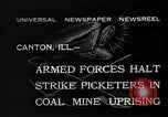 Standbild mine Arbeitnehmer Canton Illinois USA, 1932, aus Sekunde 3 historischem Filmmaterial Videoclip 65675035157