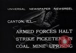 Standbild mine Arbeitnehmer Canton Illinois USA, 1932, aus Sekunde 4 historischem Filmmaterial Videoclip 65675035157