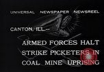 Standbild mine Arbeitnehmer Canton Illinois USA, 1932, aus Sekunde 9 historischem Filmmaterial Videoclip 65675035157