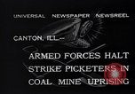 Standbild mine Arbeitnehmer Canton Illinois USA, 1932, aus Sekunde 10 historischem Filmmaterial Videoclip 65675035157