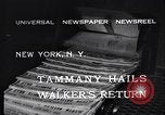 Immagine di James John Walker New York United States USA, 1932, secondo 3 filmato di repertorio 65675035159