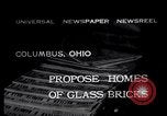 Standbild Glasbausteine Columbus Ohio USA, 1932, aus Sekunde 1 historischem Filmmaterial Videoclip 65675035160