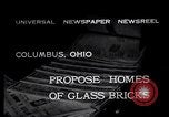 Standbild Glasbausteine Columbus Ohio USA, 1932, aus Sekunde 3 historischem Filmmaterial Videoclip 65675035160