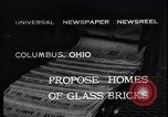 Standbild Glasbausteine Columbus Ohio USA, 1932, aus Sekunde 5 historischem Filmmaterial Videoclip 65675035160