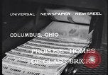 Standbild Glasbausteine Columbus Ohio USA, 1932, aus Sekunde 8 historischem Filmmaterial Videoclip 65675035160