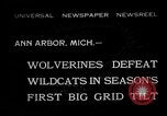 Image of American football Ann Arbor Michigan USA, 1932, second 1 stock footage video 65675035162