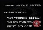 Image of American football Ann Arbor Michigan USA, 1932, second 7 stock footage video 65675035162