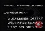 Image of American football Ann Arbor Michigan USA, 1932, second 9 stock footage video 65675035162