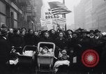 Image of American protest against price inflation New York City USA, 1916, second 30 stock footage video 65675035164