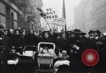 Image of American protest against price inflation New York City USA, 1916, second 34 stock footage video 65675035164