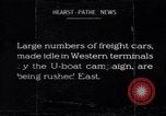 Image of Railroad marshaling yard filled with empty box cars United States USA, 1916, second 1 stock footage video 65675035165