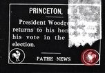 Image Le Président Woodrow Wilson Princeton New Jersey USA, 1916, de la seconde 1 séquences d'archives historiques vidéo 65675035171
