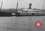 Image of SS Manchuria New York City USA, 1916, second 7 stock footage video 65675035173