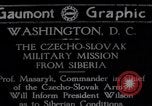 Image Thomas Masaryk et mission tchécoslovaque Washington DC USA, 1917, de la seconde 1 séquences d'archives historiques vidéo 65675035185