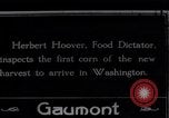 Image Herbert Hoover en tant que chef de l'Administration de l'alimentation Washington DC USA, 1917, de la seconde 1 séquences d'archives historiques vidéo 65675035190