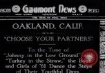 Image of American civil war period dancing Oakland California USA, 1919, second 1 stock footage video 65675035194