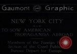 Image of Creel Publicity Bureau members New York City USA, 1917, second 1 stock footage video 65675035198