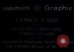 Image of American women Venice Beach Los Angeles California USA, 1917, second 1 stock footage video 65675035202