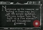 Image of firemen United States USA, 1921, second 1 stock footage video 65675035224