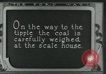 Image of Ford coal mines United States USA, 1923, second 46 stock footage video 65675035229