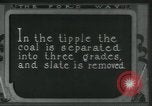 Image of Ford coal mines United States USA, 1923, second 51 stock footage video 65675035229
